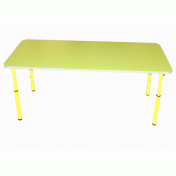 Children rectangular table, adjustable, height groups №1-3